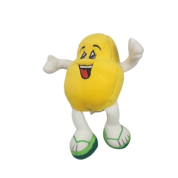 1999 Set Of 4 Dole Fruit Plush Characters Pineapple Cranberry Banana & Papaya 7" - Picture 6 of 16